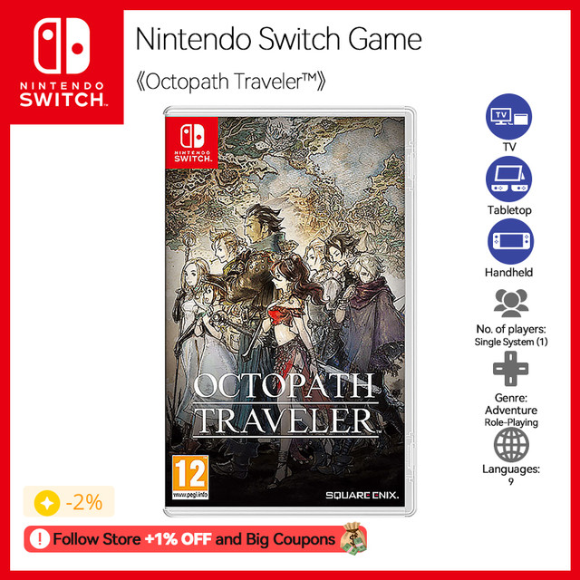 Octopath Traveler Nintendo Switch, Nintendos Switch Game